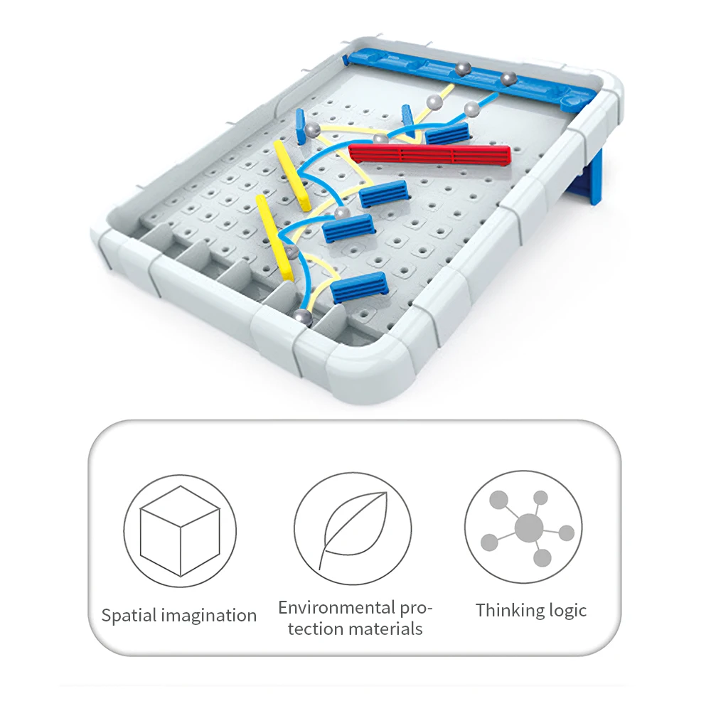 Educational Pinball Line Maze Game Children Marble Maze Game Toy Fun Parent-Child Interactive Thinking Training Board Game Toy
Educational Pinball Line Maze Game Children Marble Maze Game Toy Fun Parent-Child Interactive Thinking Training Board Game Toy