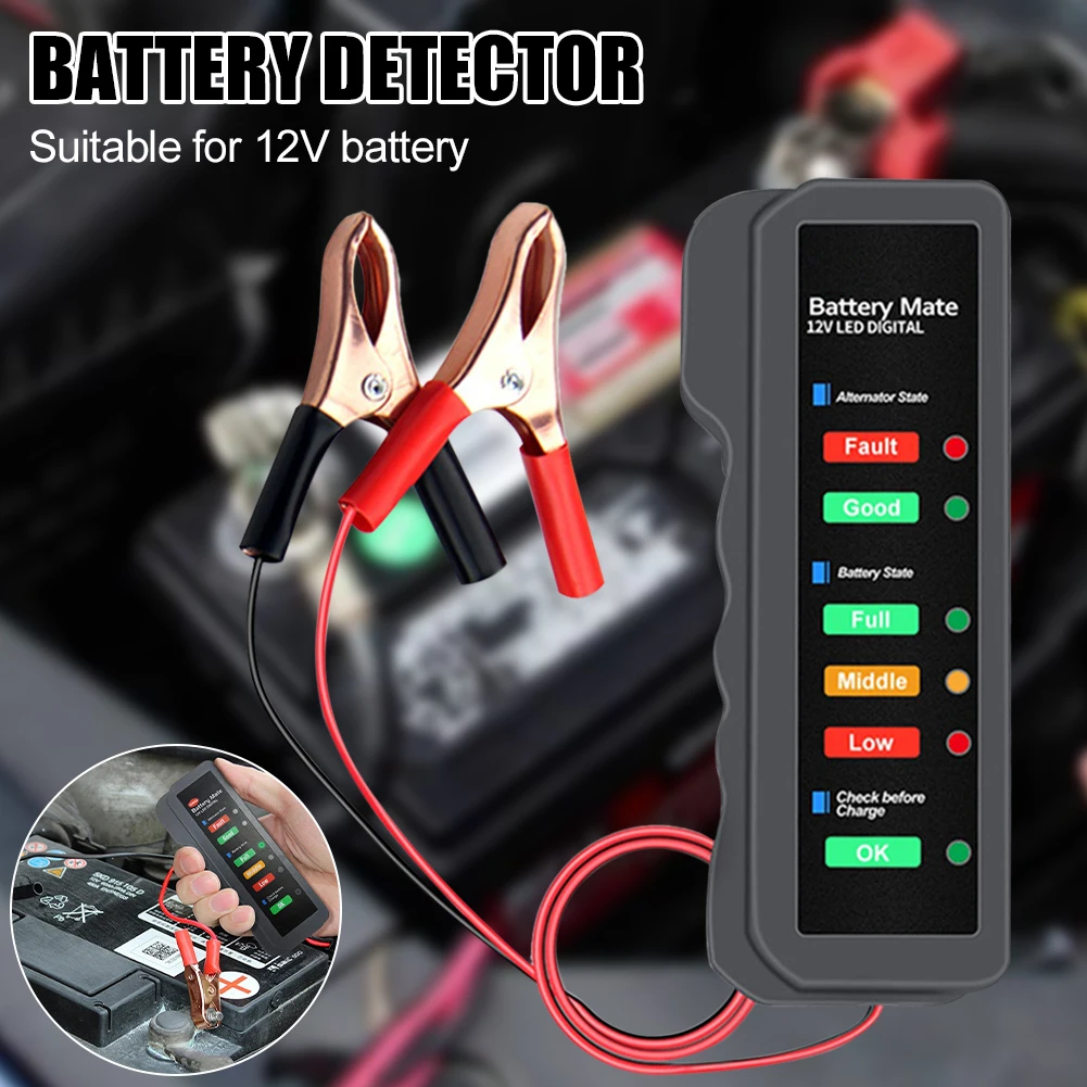Auto Car Battery Tester BM310 BM320 12V Digital Test 6 LED Display Analyzer Alternator State Check r for Car Motorcycle Hot sale
Auto Car Battery Tester BM310 BM320 12V Digital Test 6 LED Display Analyzer Alternator State Check r for Car Motorcycle Hot sale