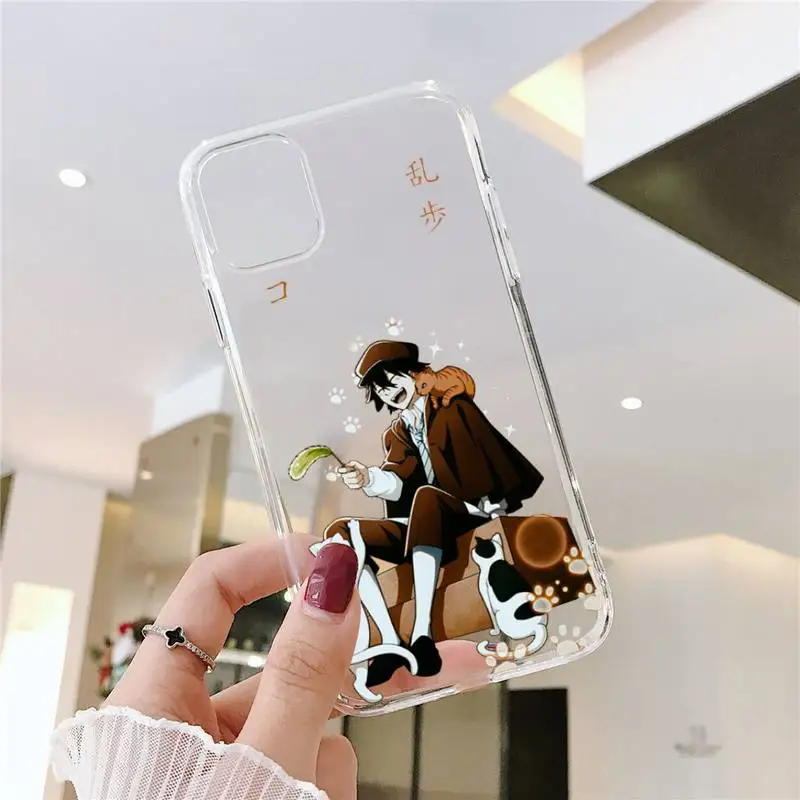 Japan anime bungou stray Phone Case Transparent for iPhone 11 12 mini pro XS MAX 8 7 6 6S Plus X 5S SE 2020 XR
Japan anime bungou stray Phone Case Transparent for iPhone 11 12 mini pro XS MAX 8 7 6 6S Plus X 5S SE 2020 XR