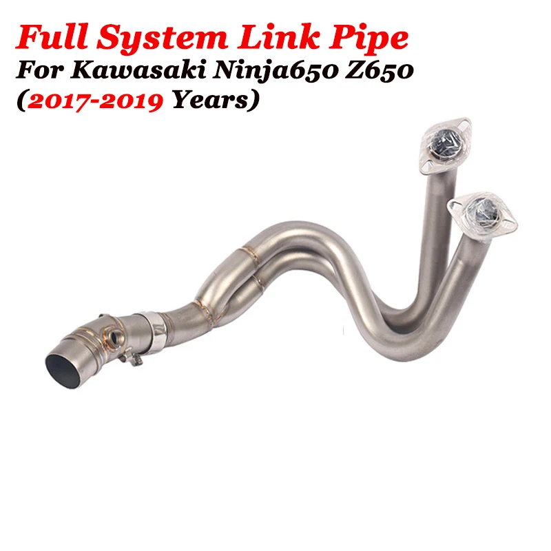 Slip on Motorcycle Exhaust Escape Modified Muffler Front Middle Connection Link Pipe For Kawasaki Ninja 650 ER6N Versys 650 Z650
Slip on Motorcycle Exhaust Escape Modified Muffler Front Middle Connection Link Pipe For Kawasaki Ninja 650 ER6N Versys 650 Z650