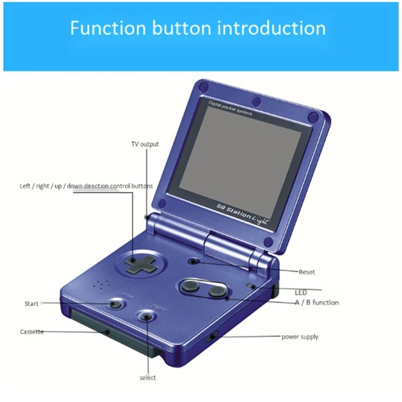2.2 Inch Handheld Classic Game Console Mini Arcade Retro Video Game Console Built-in 99 Game for GB NES Games
2.2 Inch Handheld Classic Game Console Mini Arcade Retro Video Game Console Built-in 99 Game for GB NES Games
