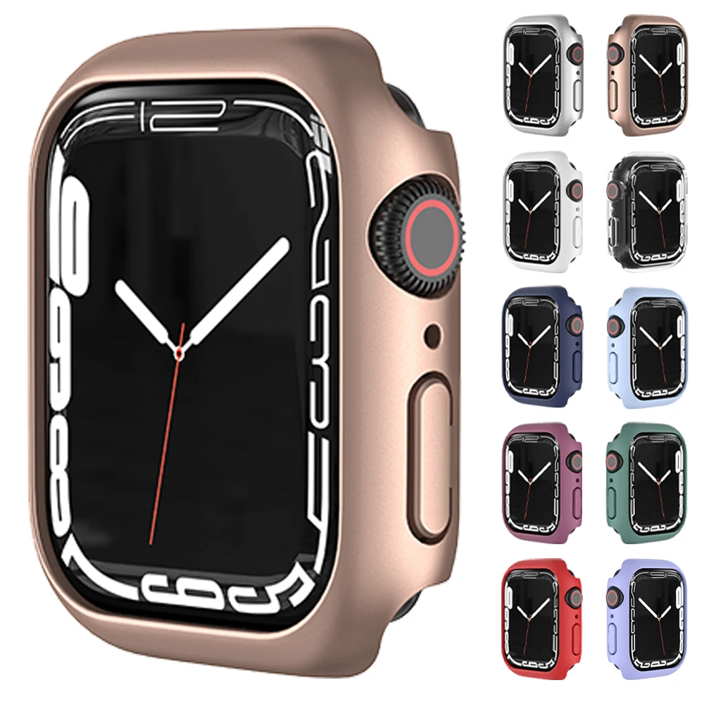 Матовый защитный чехол из поликарбоната для Apple Watch 7, 41 мм, 45 мм, чехол-бампер, чехлы, рамка-бампер для iWatch серии 7, 41 мм, 45 мм, аксессуары
Матовый защитный чехол из поликарбоната для Apple Watch 7, 41 мм, 45 мм, чехол-бампер, чехлы, рамка-бампер для iWatch серии 7, 41 мм, 45 мм, аксессуары