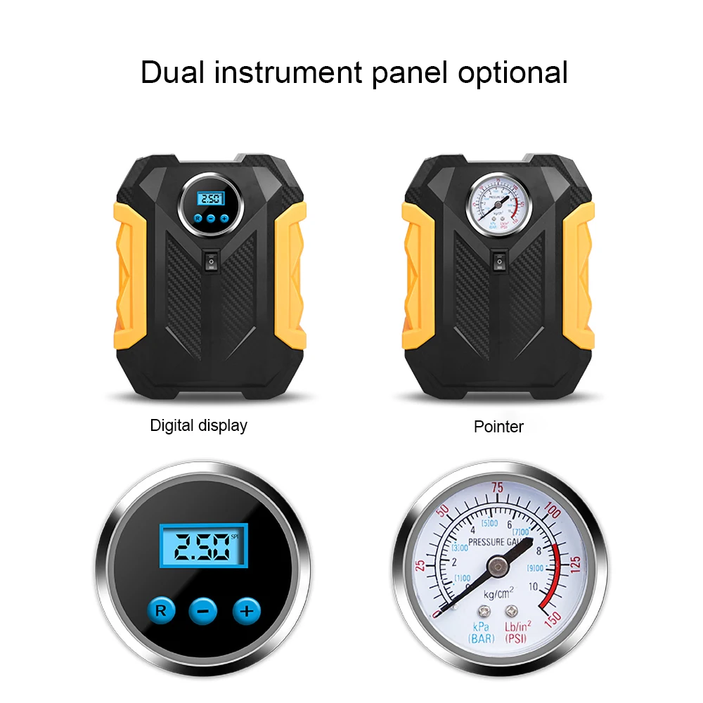 Car Digital Tire Inflator DC 12 Volt Auto Aire Pump for Car Motorcycle LED Light Multifunction Portable Air Compressor Pump
Car Digital Tire Inflator DC 12 Volt Auto Aire Pump for Car Motorcycle LED Light Multifunction Portable Air Compressor Pump