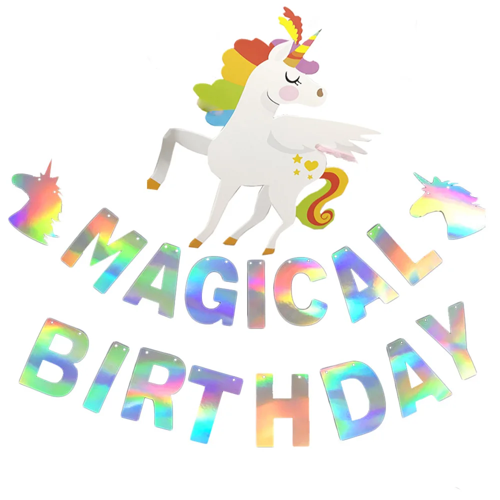 3 Meter Magical Birthday Flag Iridescent Banner Unicorn Dream Decorations Kids Adult Birthday Party Decor Baby Shower Supplies
3 Meter Magical Birthday Flag Iridescent Banner Unicorn Dream Decorations Kids Adult Birthday Party Decor Baby Shower Supplies