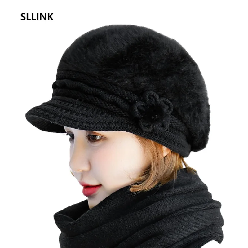 Hat female autumn and winter Korean knitted hat warm Beret wool fashion thickened ear protection rabbit hair
Hat female autumn and winter Korean knitted hat warm Beret wool fashion thickened ear protection rabbit hair