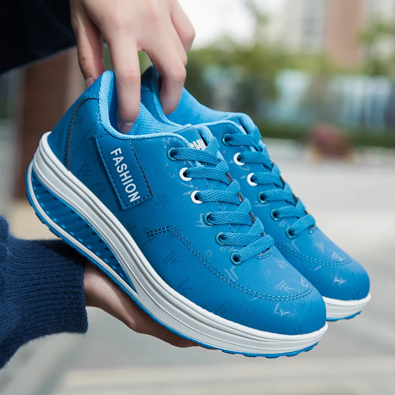 Women Shake Shoes Platform Running Sneakers Thick Bottom Wedges Walking Shoes Zapatos
Women Shake Shoes Platform Running Sneakers Thick Bottom Wedges Walking Shoes Zapatos