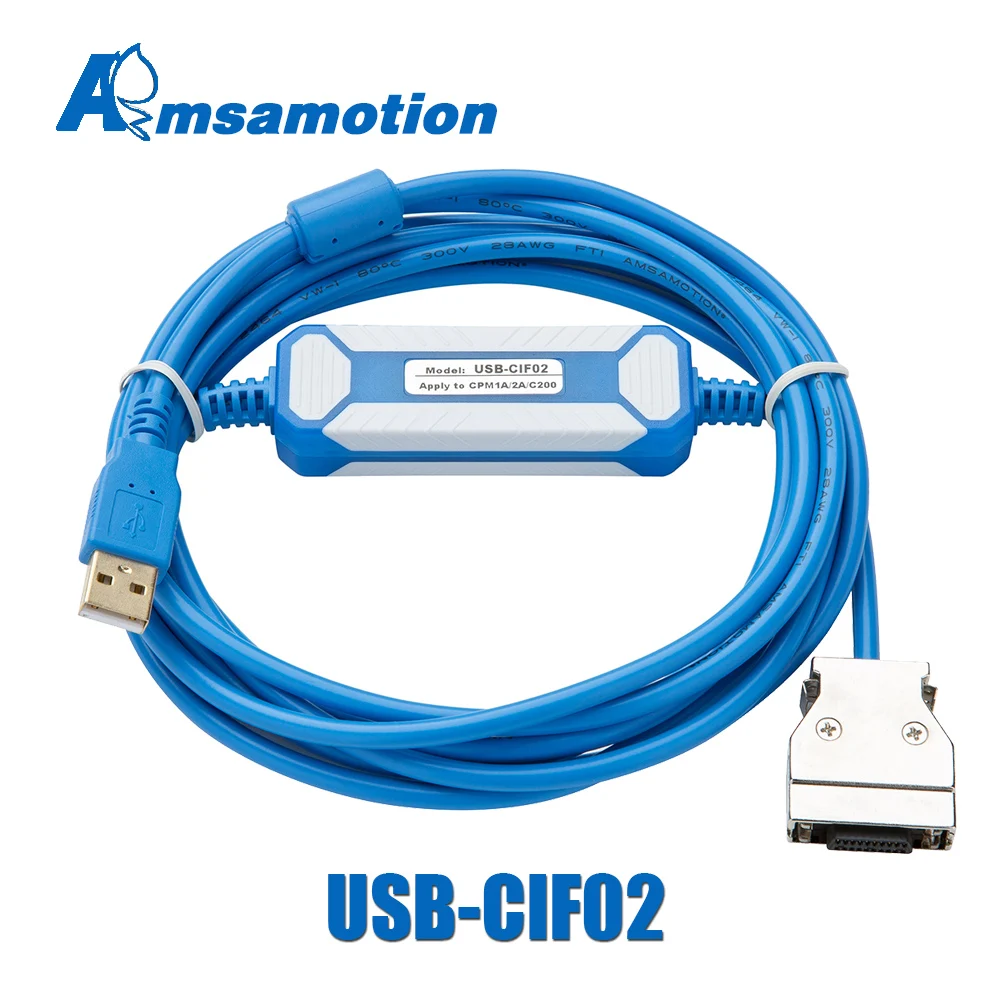 USB-CIF02+ Programming Cable Suitable For Omron PL Communication CPM1 CPM1A/2A CQM1 C200HS C200HX/HG/HE Data Download line
USB-CIF02+ Programming Cable Suitable For Omron PL Communication CPM1 CPM1A/2A CQM1 C200HS C200HX/HG/HE Data Download line