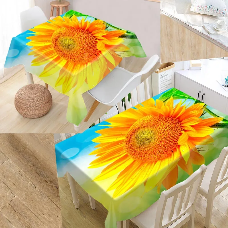 Sunflower Beautiful Custom Table Cloth Oxford Fabric Rectangular Waterproof Oilproof Table Cover Family Party Tablecloth
Sunflower Beautiful Custom Table Cloth Oxford Fabric Rectangular Waterproof Oilproof Table Cover Family Party Tablecloth