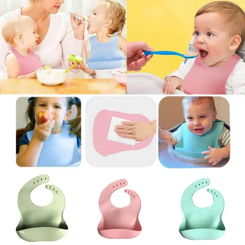 Silicone Bib Waterproof Disposable Silicone Saliva Bib Disposable Baby Saliva Pocket Towel K6Z8
Silicone Bib Waterproof Disposable Silicone Saliva Bib Disposable Baby Saliva Pocket Towel K6Z8