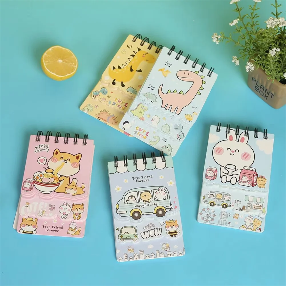 Cute Winding Coil Notes Book Multi-Layer MIni Pocketbook Color Page Notebook Portable Notepad Habit Schedules Stationery School
Cute Winding Coil Notes Book Multi-Layer MIni Pocketbook Color Page Notebook Portable Notepad Habit Schedules Stationery School