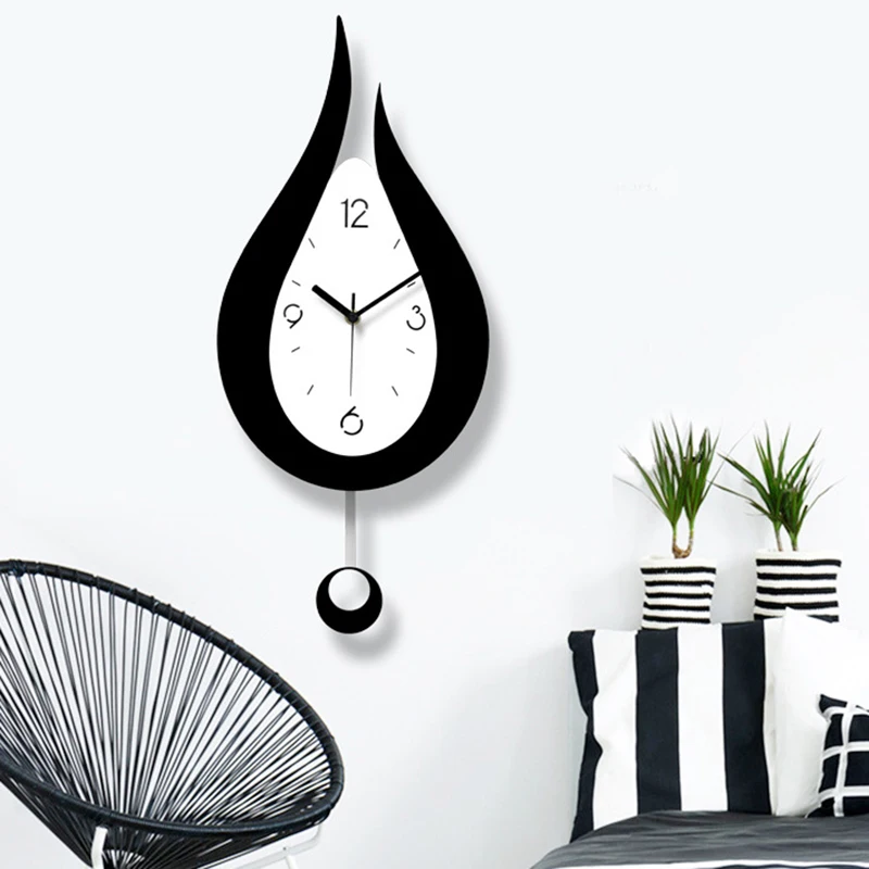 Practical Water Droplets Swing Wall Clock Modern Design Nordic Style Living Room Wall Clocks Fashion Creative Bedroom Wall Clock
Practical Water Droplets Swing Wall Clock Modern Design Nordic Style Living Room Wall Clocks Fashion Creative Bedroom Wall Clock