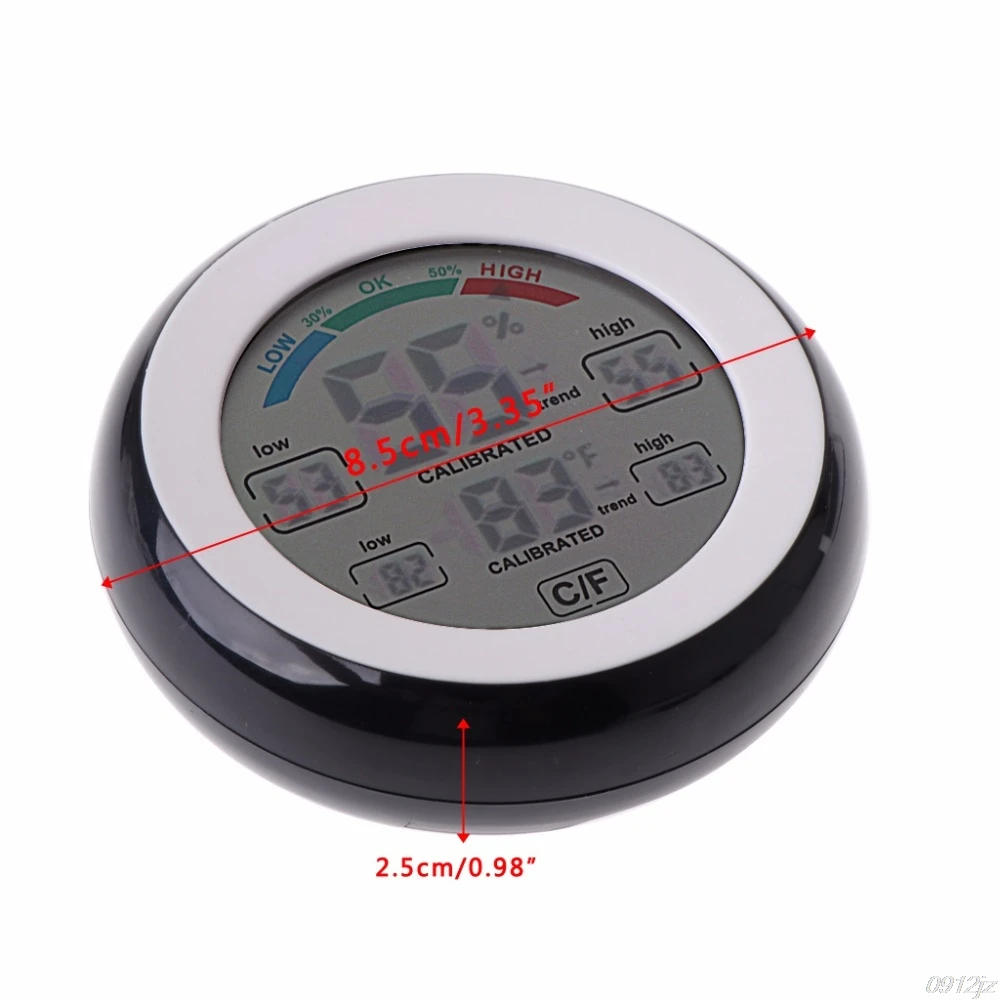 Household Digital Thermometer Hygrometer Temperature Gauge Humidity Monitor Meter Max Min Value Trend Display
Household Digital Thermometer Hygrometer Temperature Gauge Humidity Monitor Meter Max Min Value Trend Display
