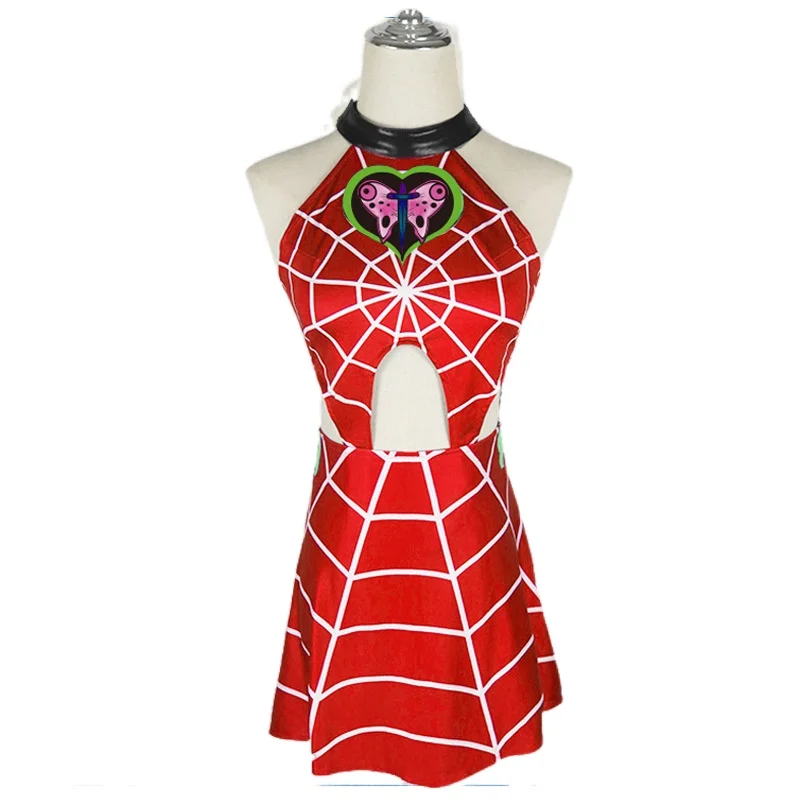 Anime JoJo's Bizarre Adventure Cosplay Jolyne Cujoh Cosplay Costume Sleeveless Dress for Women Carnival Halloween Party Outfit
Anime JoJo's Bizarre Adventure Cosplay Jolyne Cujoh Cosplay Costume Sleeveless Dress for Women Carnival Halloween Party Outfit