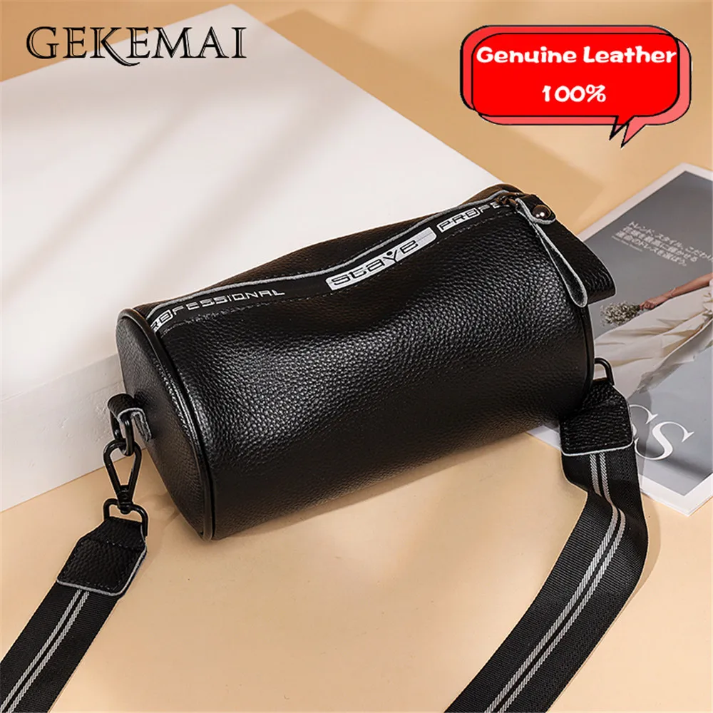 Barrel Shaped Design Ladies Crossbody Bags Multifunctional Women Shoulder Bags Genuine Leather Solid Color Women's Bag Sac Femme
Barrel Shaped Design Ladies Crossbody Bags Multifunctional Women Shoulder Bags Genuine Leather Solid Color Women's Bag Sac Femme