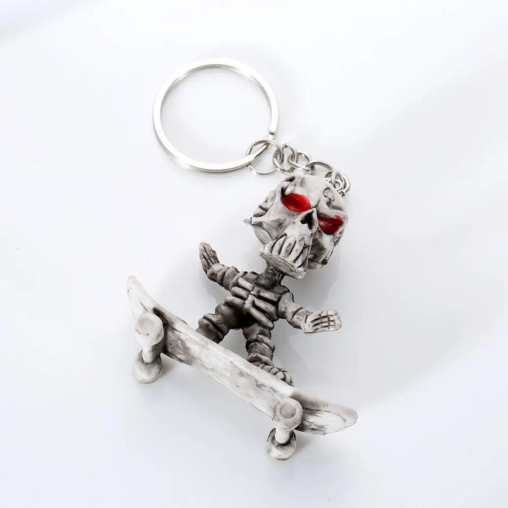 New Skateboard Skull Rubber Keychain Skeleton Punk Key Chain Bag Car Keys Holder Charm Keyring
New Skateboard Skull Rubber Keychain Skeleton Punk Key Chain Bag Car Keys Holder Charm Keyring