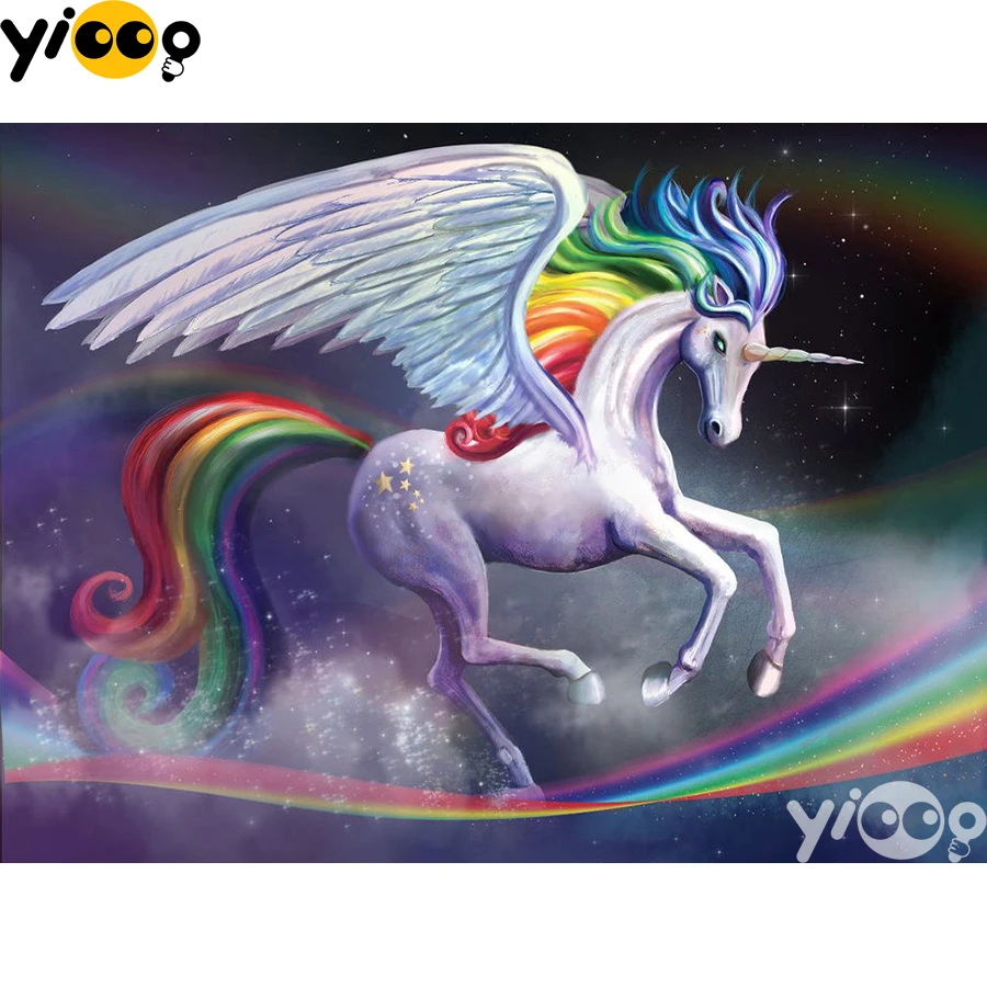Full Square/Round Drill Diamond Painting Cross Stitch Embroidery Unicorn on Rainbow Rhinestone Mosaic Home Decor Gift BX2179
Full Square/Round Drill Diamond Painting Cross Stitch Embroidery Unicorn on Rainbow Rhinestone Mosaic Home Decor Gift BX2179