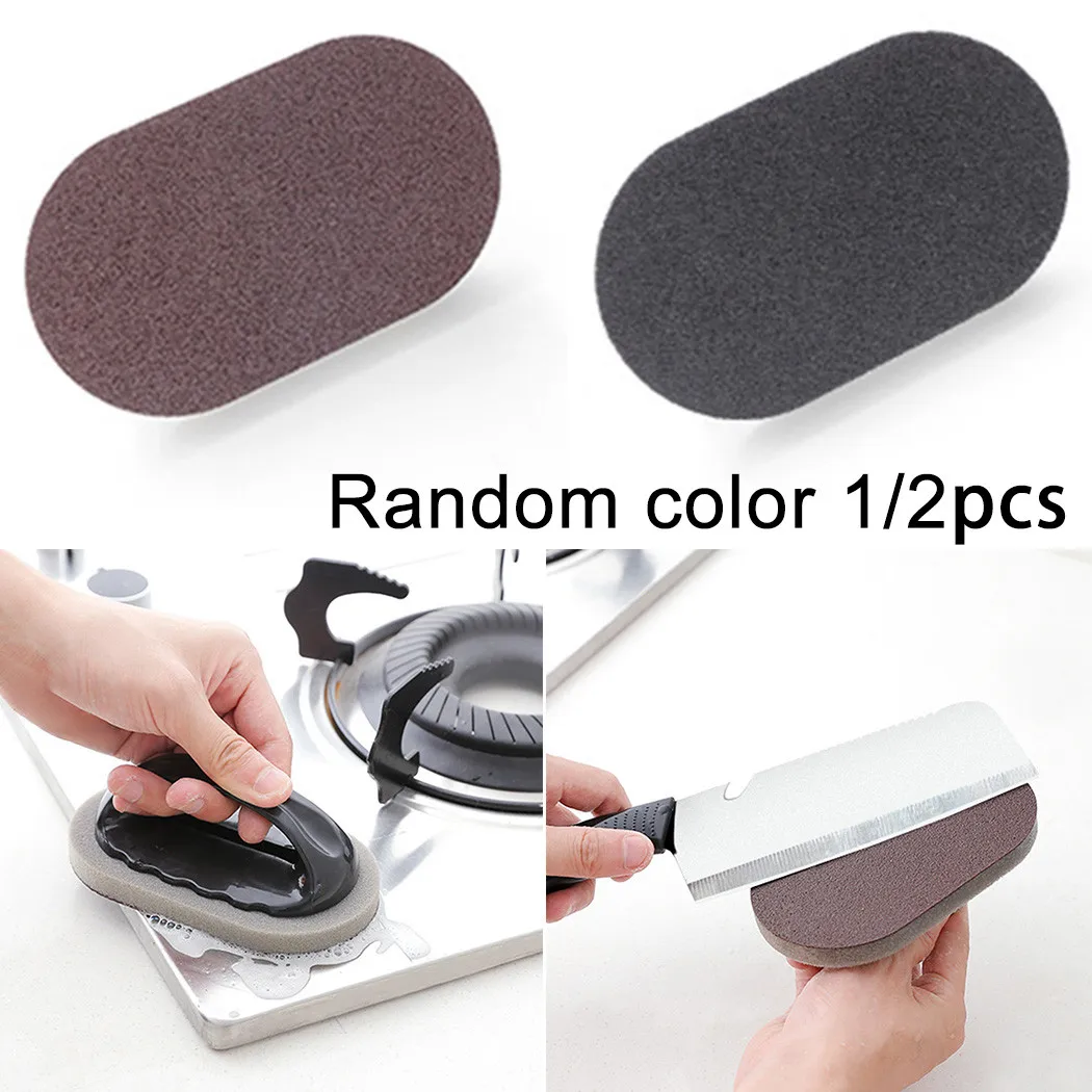 1/2pcs Sponge Cleaning Brush Emery Sponge With Handle Cleaning Brush Kitchen Stain-Remove Wash Cleaning
1/2pcs Sponge Cleaning Brush Emery Sponge With Handle Cleaning Brush Kitchen Stain-Remove Wash Cleaning