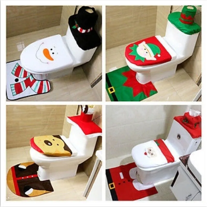 3PCS Christmas Toilet Seat & Cover Santa Claus Bathroom Mat Xmas Decor Bathroom Santa Toilet Seat Cover Rug Home Decoration 2020
3PCS Christmas Toilet Seat & Cover Santa Claus Bathroom Mat Xmas Decor Bathroom Santa Toilet Seat Cover Rug Home Decoration 2020