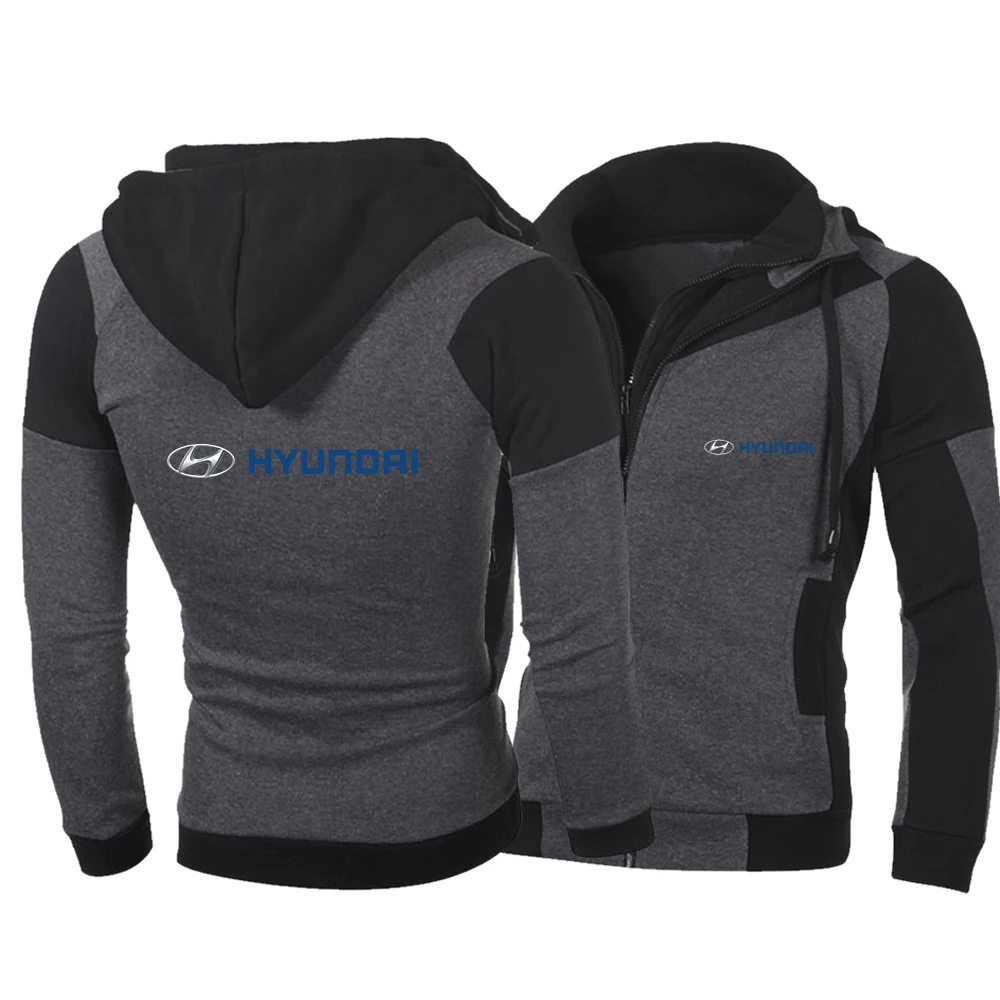 Spring and Autumn Men's Car Logo HYUNORI Hoodie Front and Rear Standard Double Zipper Sweater Harajuku Sports Cardigan Jacket
Spring and Autumn Men's Car Logo HYUNORI Hoodie Front and Rear Standard Double Zipper Sweater Harajuku Sports Cardigan Jacket