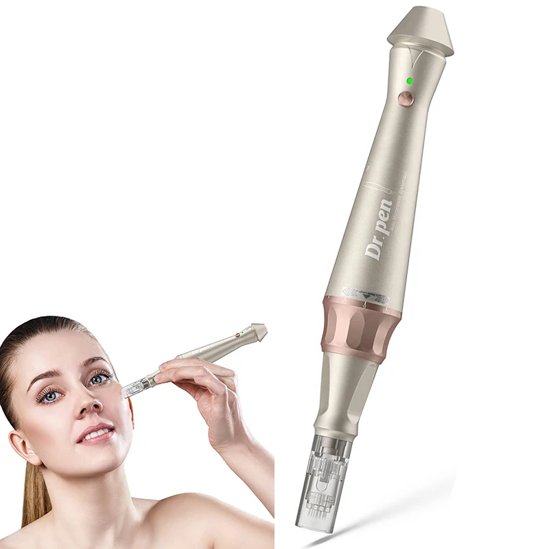 Dr.pen E30-C проводное устройство для ухода за кожей, подтягивающее устройство для кожи, 5 уровней регулировки с 2 шт. штыковых игл
Dr.pen E30-C проводное устройство для ухода за кожей, подтягивающее устройство для кожи, 5 уровней регулировки с 2 шт. штыковых игл