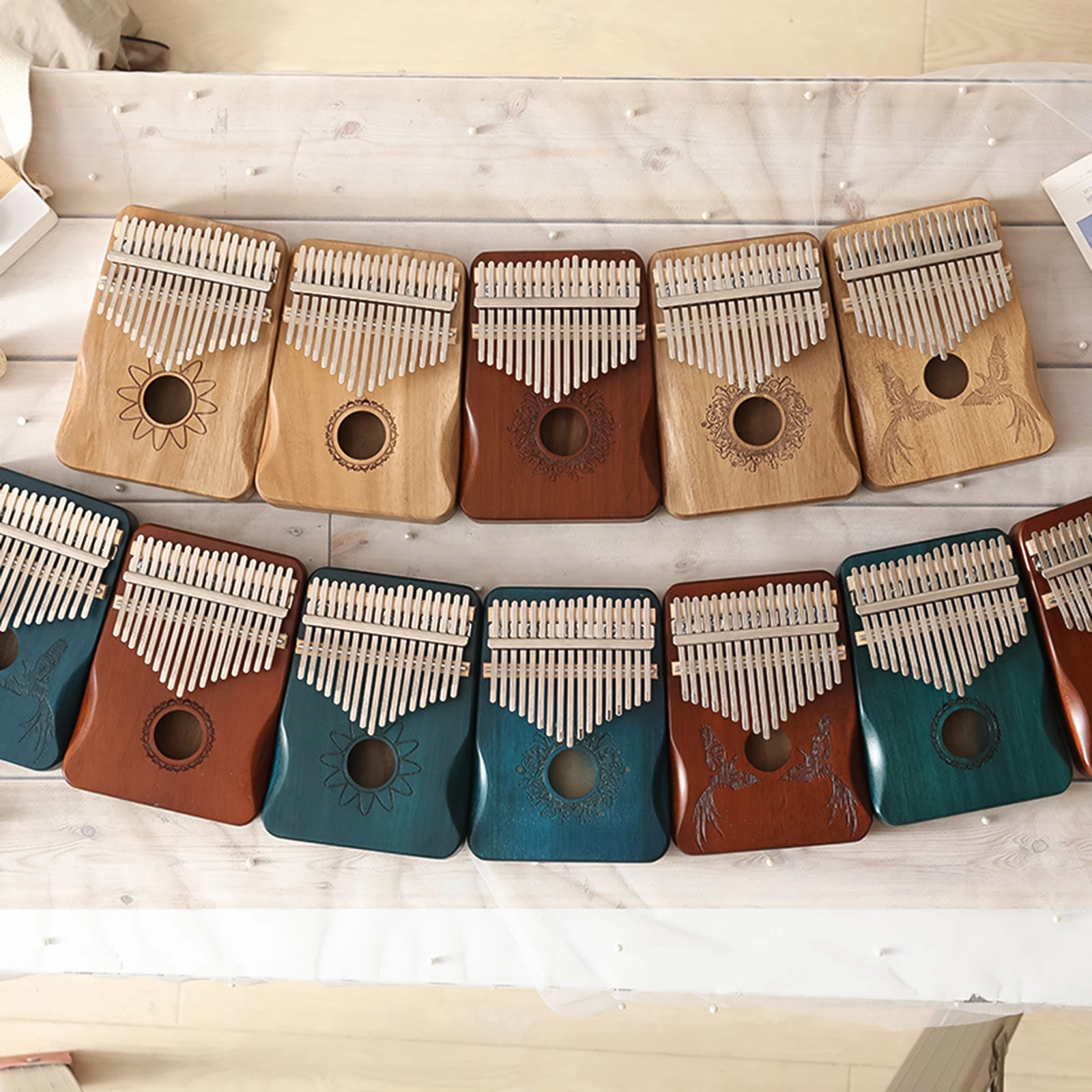 17 Key Mahogany Thumb Piano Mbira Musical Instrument Africa Finger Piano 30key Machine 21 Key Instrumento Musical
17 Key Mahogany Thumb Piano Mbira Musical Instrument Africa Finger Piano 30key Machine 21 Key Instrumento Musical