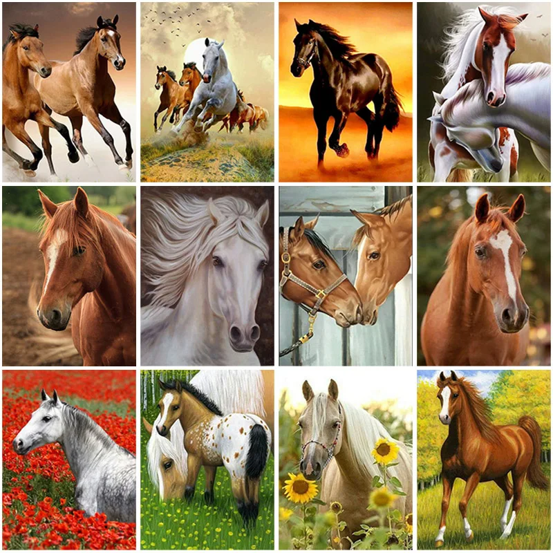 5D Diamond Painting Horse Cross Stitch Diy Animals Mosaic Embroidery Full Square Rhinestone Pictures Home Decor Wall Art 
5D Diamond Painting Horse Cross Stitch Diy Animals Mosaic Embroidery Full Square Rhinestone Pictures Home Decor Wall Art