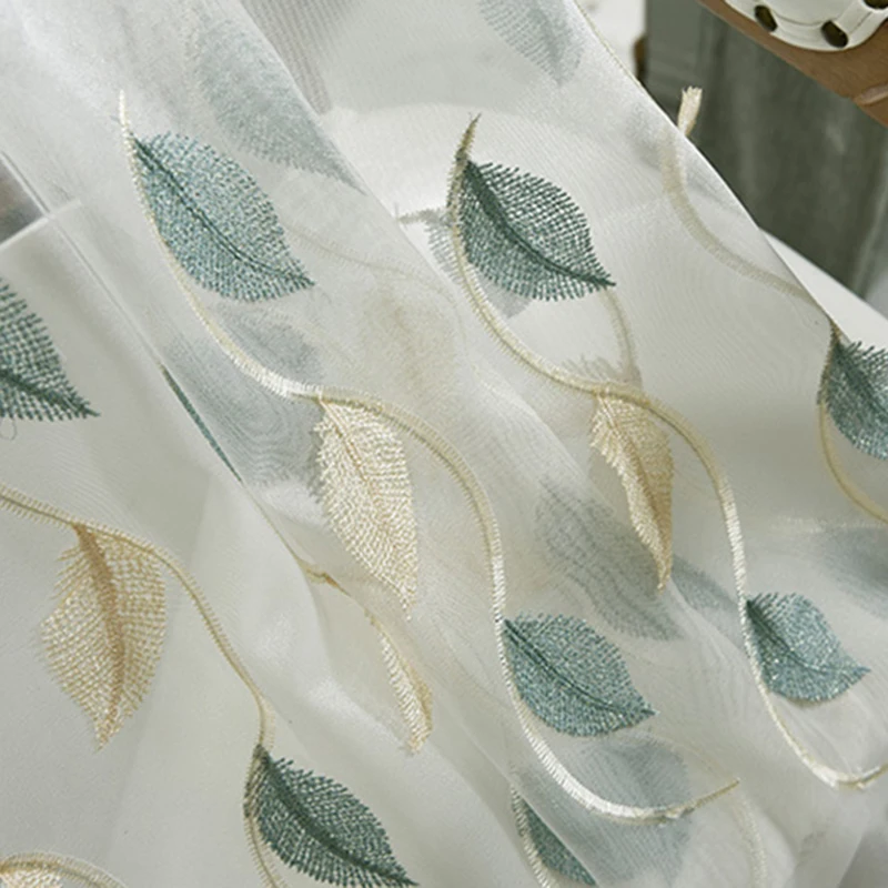 Luxury Leave Embroidered Curtains for Living Room Embossed Chenille Modern 3D Green Leaf Balcony Window Drapes JS292C
Luxury Leave Embroidered Curtains for Living Room Embossed Chenille Modern 3D Green Leaf Balcony Window Drapes JS292C