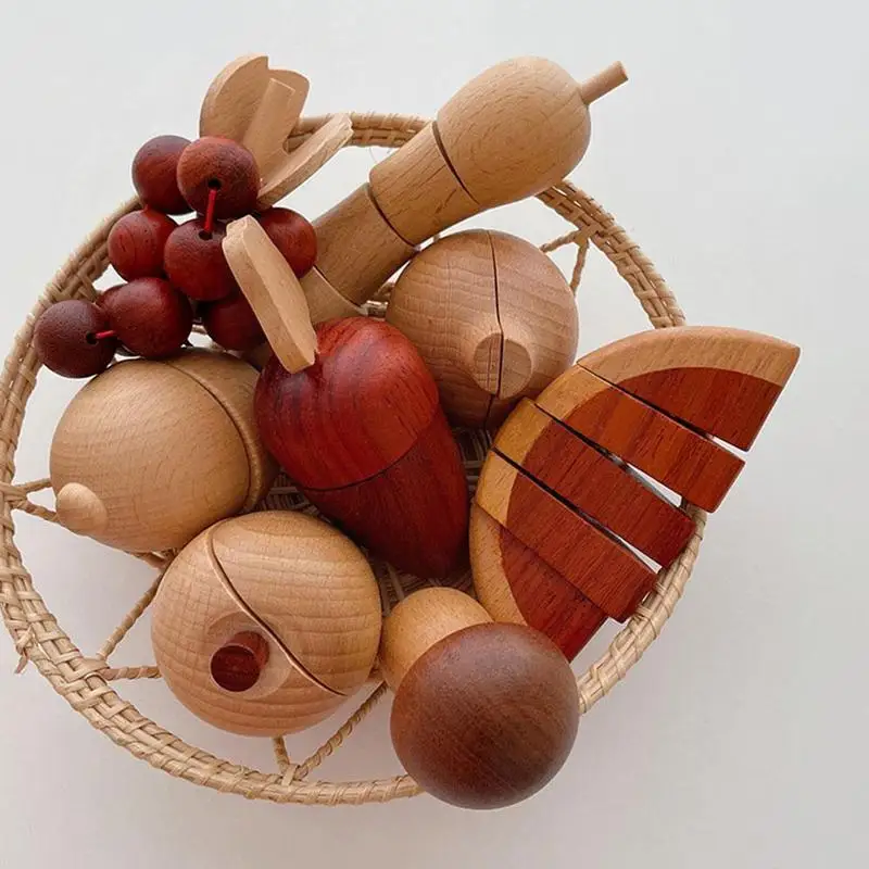 Kitchenware Play House Eagerly Fun Parent-child Simulation Tableware and Toy Vegetable Wooden Fruit Log Children's Role-pla W4J6
Kitchenware Play House Eagerly Fun Parent-child Simulation Tableware and Toy Vegetable Wooden Fruit Log Children's Role-pla W4J6