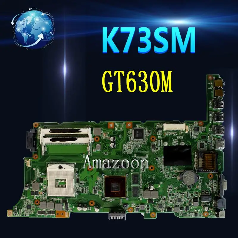 K73SM Motherboard For ASUS K73S K73SD K73Sj K73SM laptop Motherboard K73SM Mainboard test ok HM65 GT630M
K73SM Motherboard For ASUS K73S K73SD K73Sj K73SM laptop Motherboard K73SM Mainboard test ok HM65 GT630M