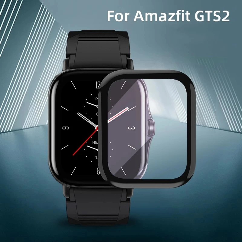 Мягкое волокно стекло Защитная пленка для Amazfit часы GTS 2 Xiaomi полноэкранный