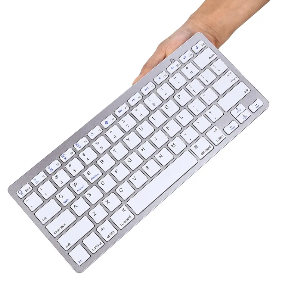 Ультратонкая беспроводная клавиатура с Bluetooth для Apple iPad iPhone Android Mac Windows |