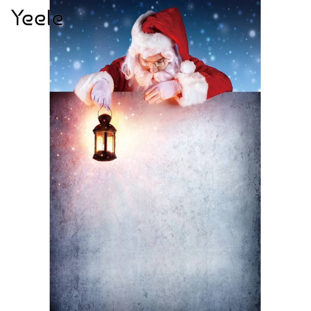 

Рождественский фон Yeele с Санта Клаусом, зимний фон для детской портретной фотосъемки, фотозон, фотофоны для фотографий, реквизит для фотосессии