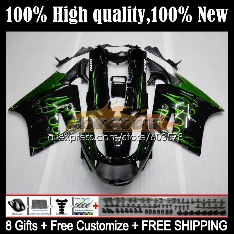 ZX11 R для KAWASAKI NINJA ZX-11R ZZR1100 ZX 11R 70CL.54 ZX11R 93 94 95 96 ZZR 1100 1997 1998 1999 2000 обтекатель с зеленым пламенем
ZX11 R для KAWASAKI NINJA ZX-11R ZZR1100 ZX 11R 70CL.54 ZX11R 93 94 95 96 ZZR 1100 1997 1998 1999 2000 обтекатель с зеленым пламенем