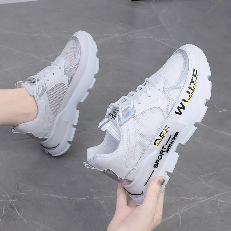 Net dad shoes women ins trendy shoes summer new mesh breathable running sneakers Lace Up Student's Shoes Zapatos De Mujer
Net dad shoes women ins trendy shoes summer new mesh breathable running sneakers Lace Up Student's Shoes Zapatos De Mujer