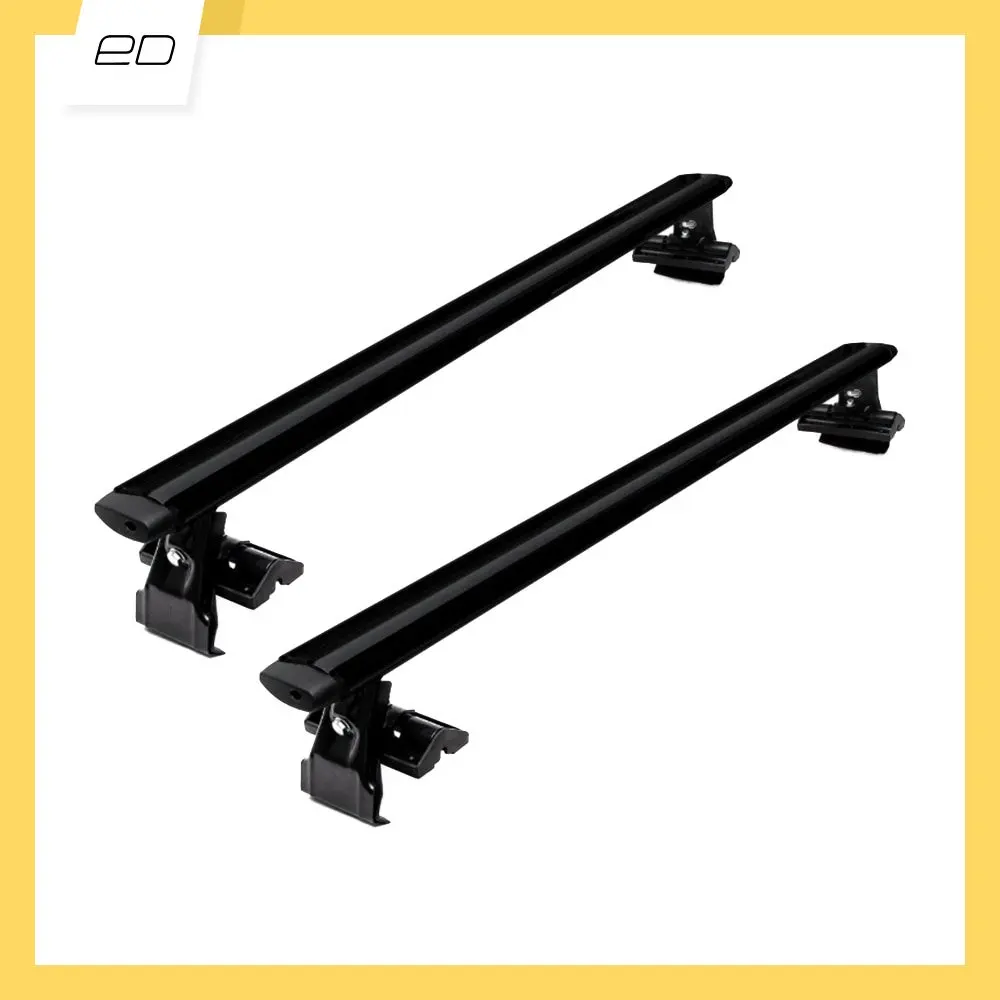 Багажник ED на гладкую крышу Ford Ecosport внедорожник 2003-по н.в - Крыловидные Черные