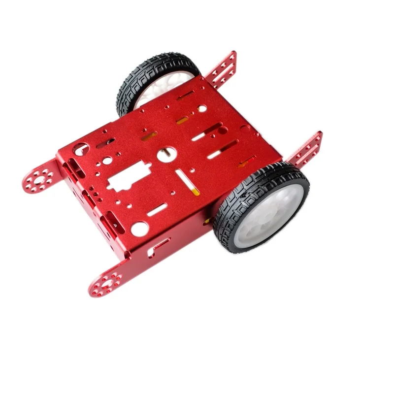 Aluminum Alloy Car Robot Smart Car Chassis Aluminum Alloy Chassis 1x2WD Educational Toys New
Aluminum Alloy Car Robot Smart Car Chassis Aluminum Alloy Chassis 1x2WD Educational Toys New