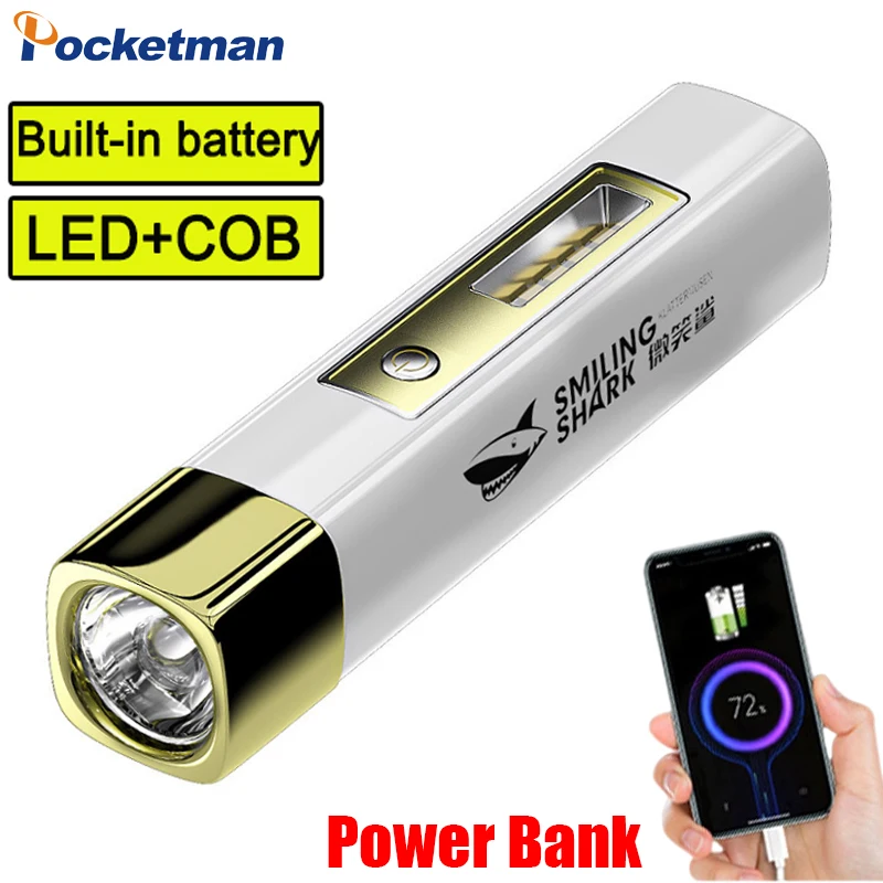 Ultra Bright Flashlight Portable Mini Waterproof torch USB Rechargeable Power Bank Multi-function Powerful flashlight Camp Light
Ultra Bright Flashlight Portable Mini Waterproof torch USB Rechargeable Power Bank Multi-function Powerful flashlight Camp Light
