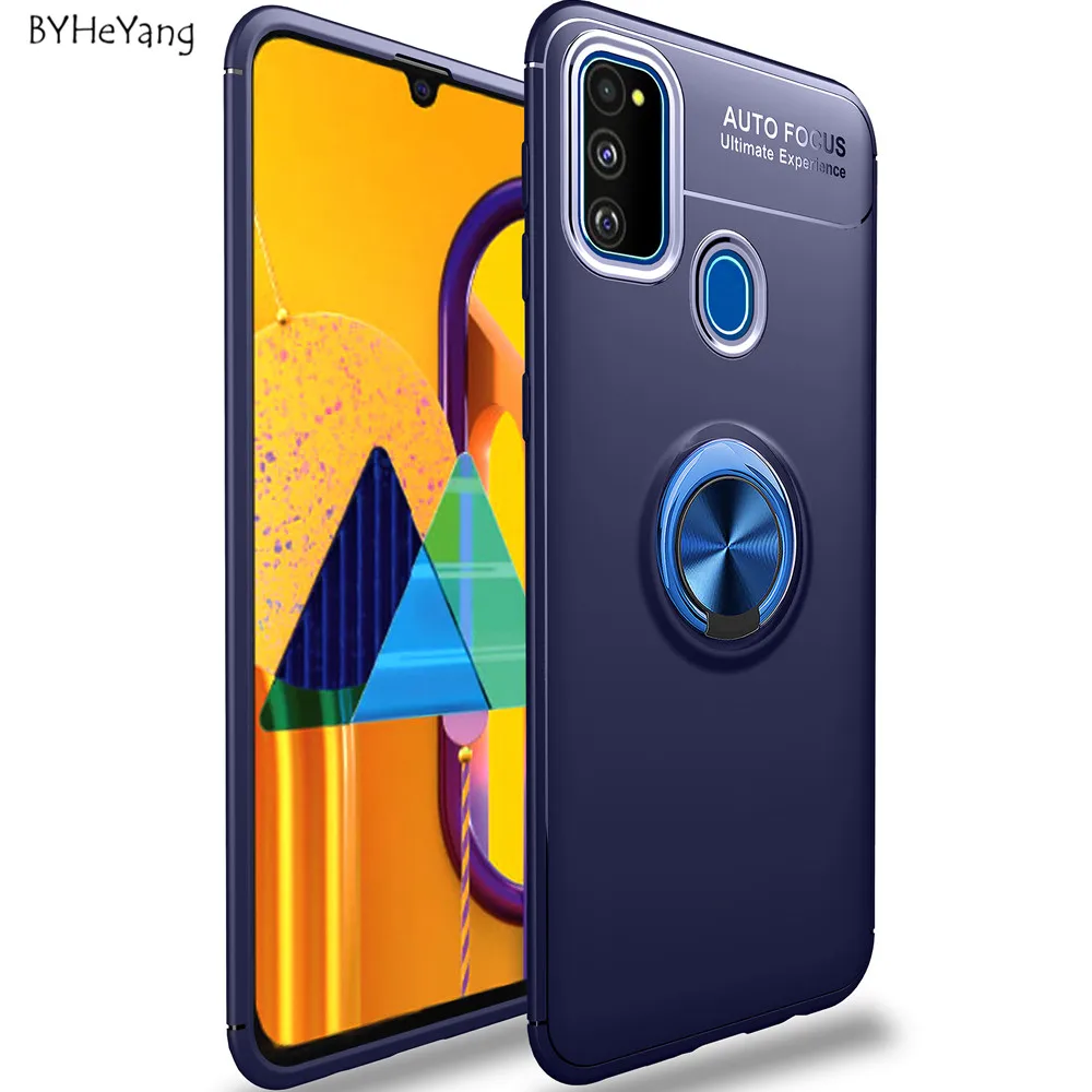 Чехол для Samsung Galaxy M30s чехол автомобильный держатель мягкий силиконовый из ТПУ с