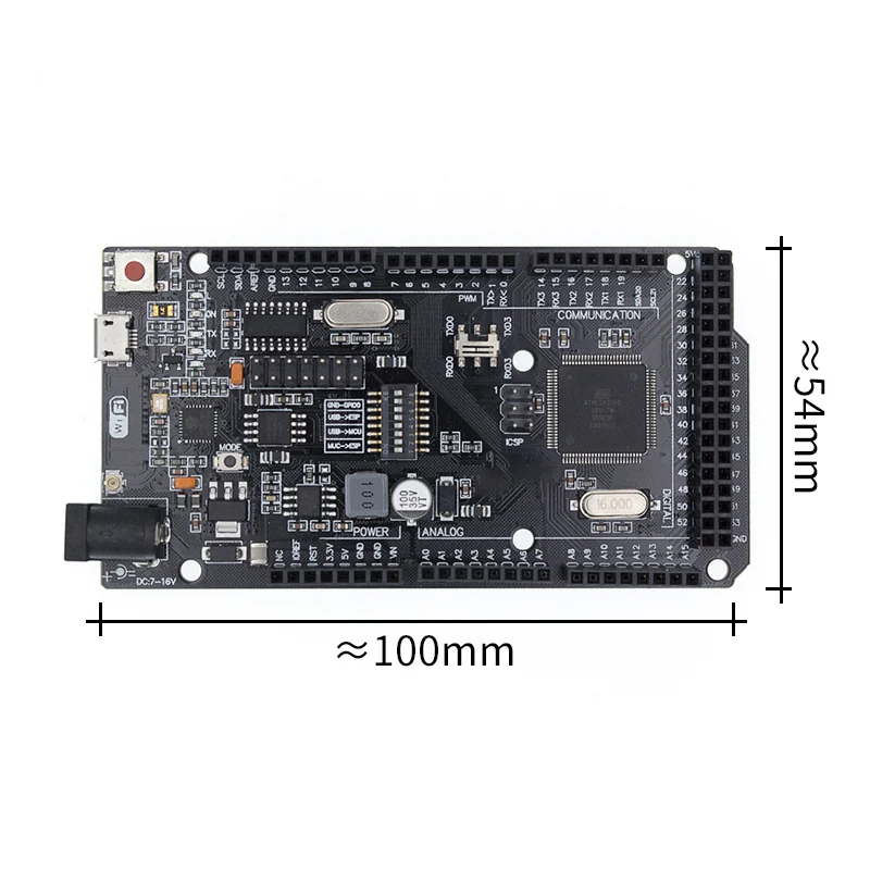Mega2560 + Wi Fi R3 ATmega2560 ESP8266 (32 Мб памяти) с поддержкой CH340G в виде CH340G. Совместимость Mega