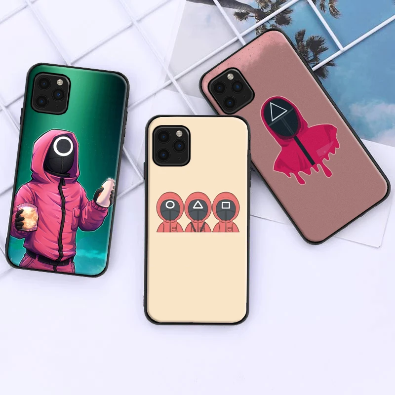 Squid Game Korea Phone Case For iPhone 11 12 13 XR XS X Pro MAX 7 8 6 6S Plus SE 2020 Funda Cases Soft TPU Carcasa Back Cover
Squid Game Korea Phone Case For iPhone 11 12 13 XR XS X Pro MAX 7 8 6 6S Plus SE 2020 Funda Cases Soft TPU Carcasa Back Cover