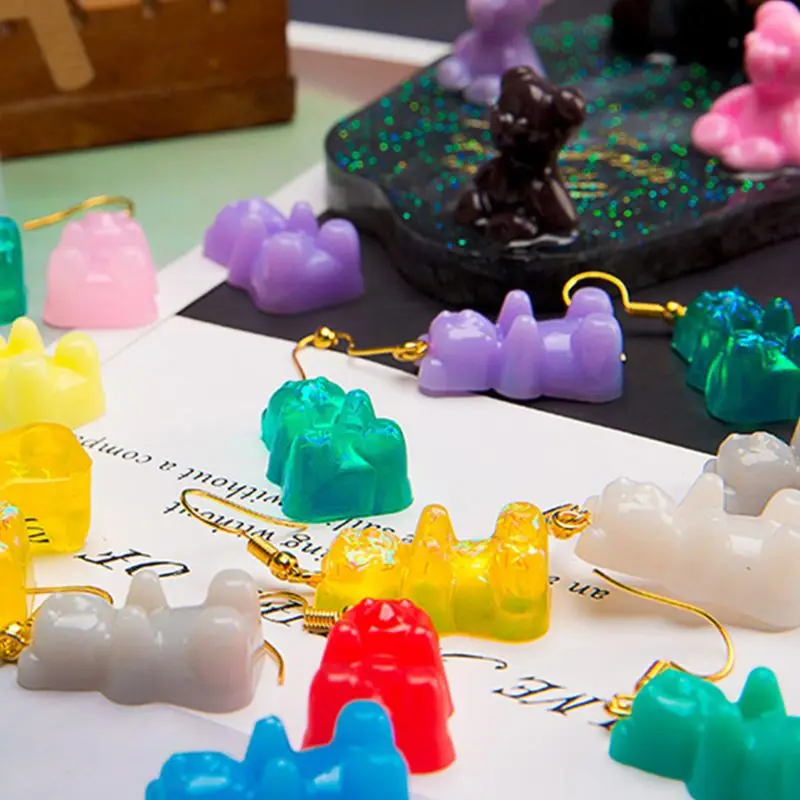 Cute Bear Sugar Silicone Mould Crystal Resin Epoxy Mold Jewelry Pendant Crafts 83XF
Cute Bear Sugar Silicone Mould Crystal Resin Epoxy Mold Jewelry Pendant Crafts 83XF