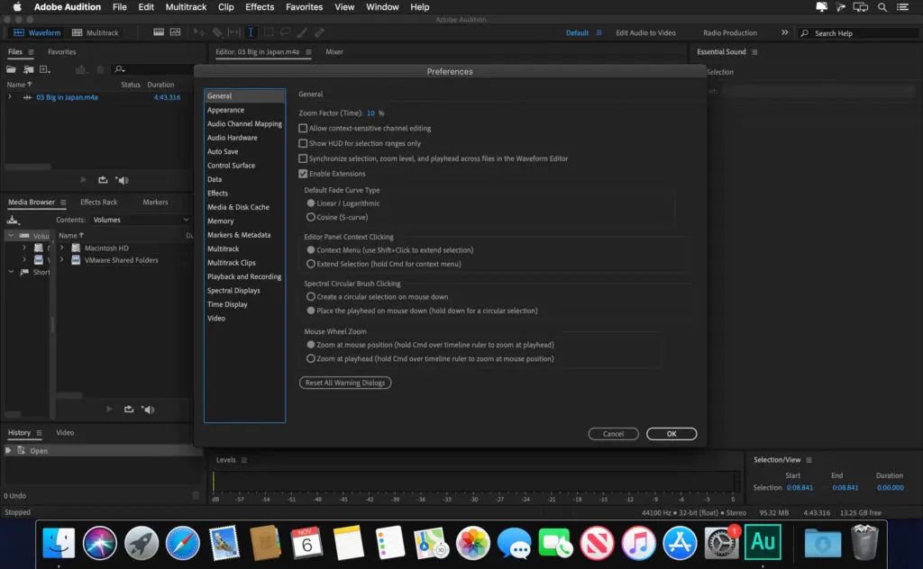 Audition CC 2020 Audio Recording And Editing Software MacOS 
Audition CC 2020 Audio Recording And Editing Software MacOS