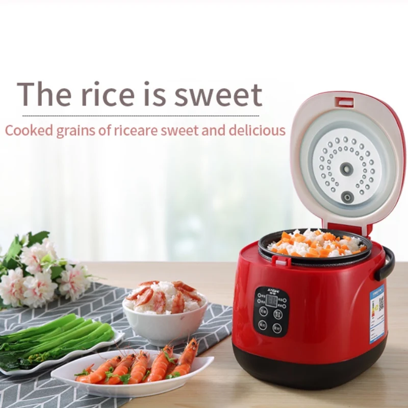 Mini Electric Rice Cooker Intelligent Automatic Household Kitchen Cooker 1-2 people Small Smart Appliances With Timing
Mini Electric Rice Cooker Intelligent Automatic Household Kitchen Cooker 1-2 people Small Smart Appliances With Timing