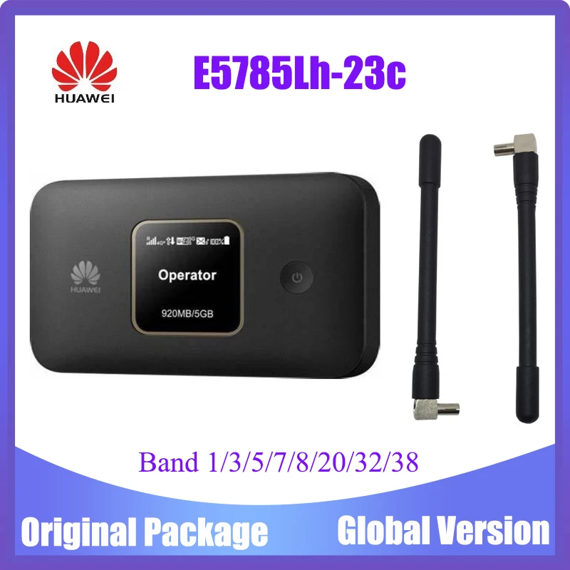 Unlocked Huawei E5785 E5785Lh-23c 300 Mbps 4G LTE & 43.2 Mpbs 3G Mobile WiFi Hotspot Europe
Unlocked Huawei E5785 E5785Lh-23c 300 Mbps 4G LTE & 43.2 Mpbs 3G Mobile WiFi Hotspot Europe