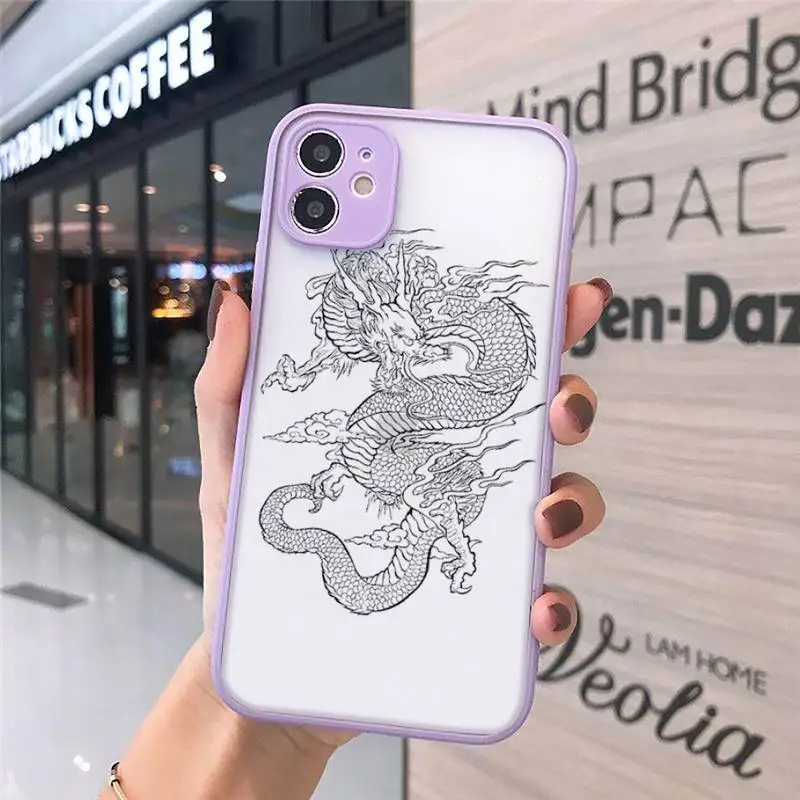 Dragon God Pattern Phone Cases Matte transparent For Purple iPhone 12 Mini 11 Pro XR XS Max 7 8 Plus X Back Cover
Dragon God Pattern Phone Cases Matte transparent For Purple iPhone 12 Mini 11 Pro XR XS Max 7 8 Plus X Back Cover