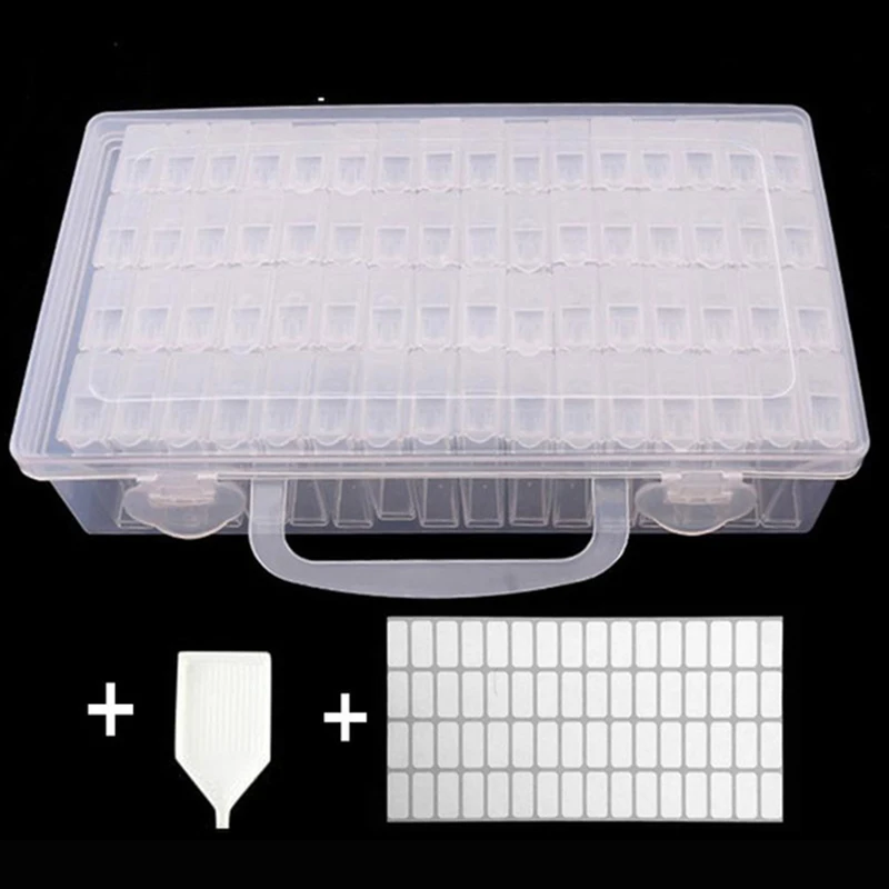 64/42 PCS Box Dismountable Diamond Painting Accessories Diamond Embroidery Cases PP Plastics Box Organizer Home Storage Boxes
64/42 PCS Box Dismountable Diamond Painting Accessories Diamond Embroidery Cases PP Plastics Box Organizer Home Storage Boxes