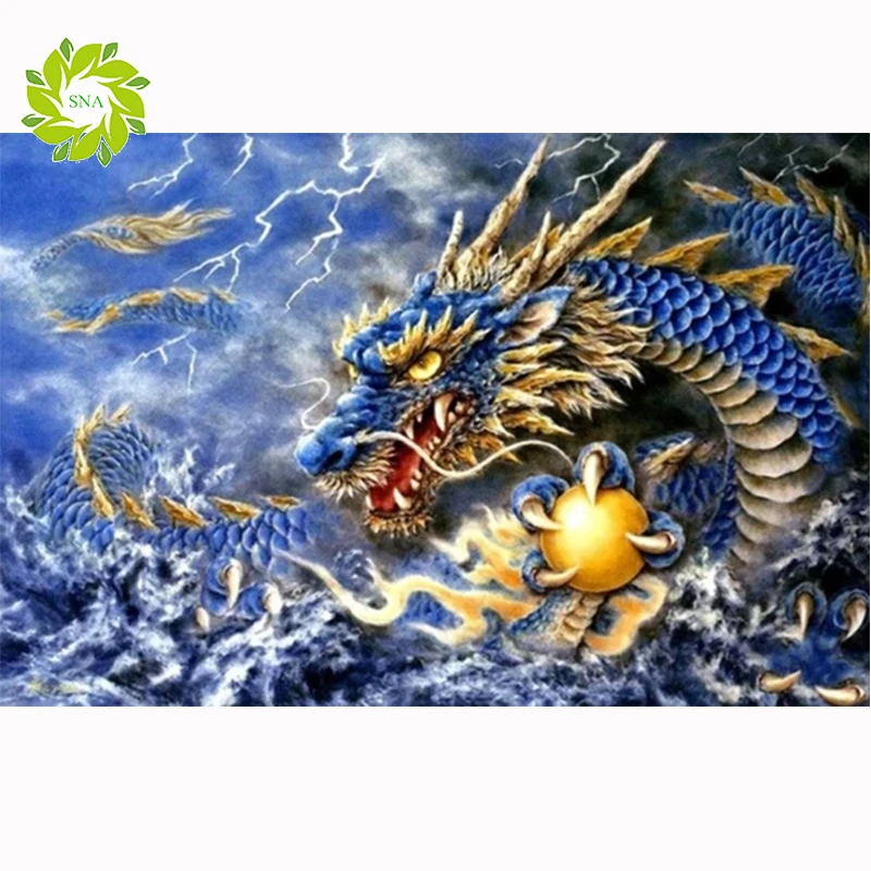 SNA DIY Diamond Mosaic Dargon diamond embroidery Needlework Full Square Diamond Painting Cross Stitch Diamond Crystal Wall Art 
SNA DIY Diamond Mosaic Dargon diamond embroidery Needlework Full Square Diamond Painting Cross Stitch Diamond Crystal Wall Art