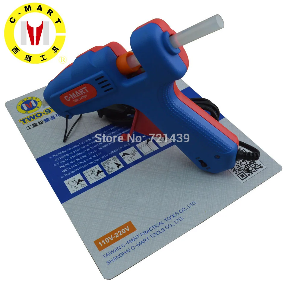 C-MART tools40~80W 110-240V Two step hot melt glue gun Professional Mini Electric Heating Hot Melt Glue Gun Free Shipping C0019
C-MART tools40~80W 110-240V Two step hot melt glue gun Professional Mini Electric Heating Hot Melt Glue Gun Free Shipping C0019