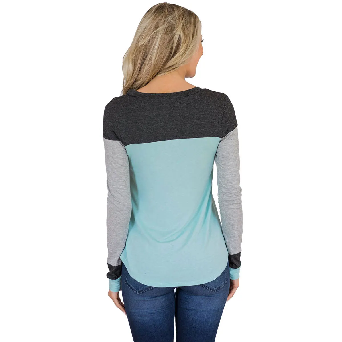 2020 girls style autumn patchwork three color woman t-shirt sheath slim fashion female hot sale long sleeve t-shirt
2020 girls style autumn patchwork three color woman t-shirt sheath slim fashion female hot sale long sleeve t-shirt