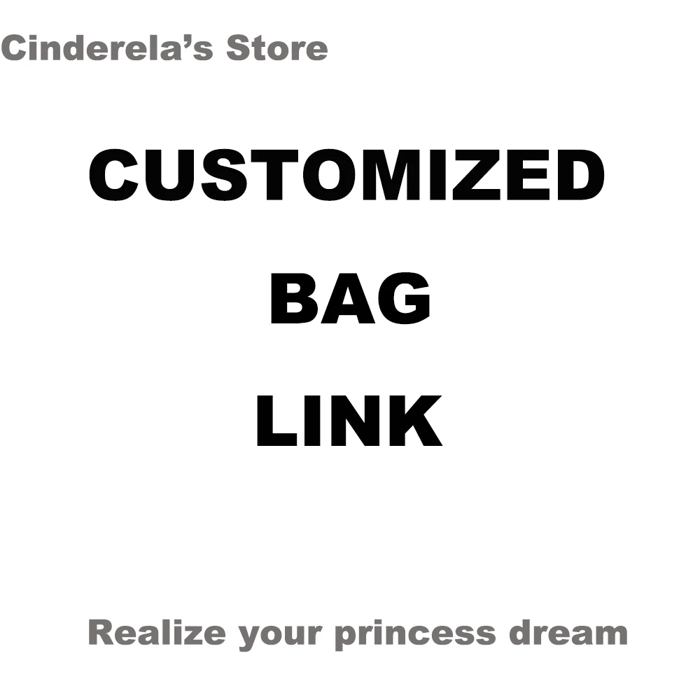 Cinderelins Store Customized Bag Link 
Cinderelins Store Customized Bag Link